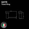 Tuscani Tapware Q5TR - QUATRIO Series Towel Bar - Bathroom Accessories