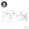 Tuscani Tapware TQ103 - QUATRIO Series - Mixer