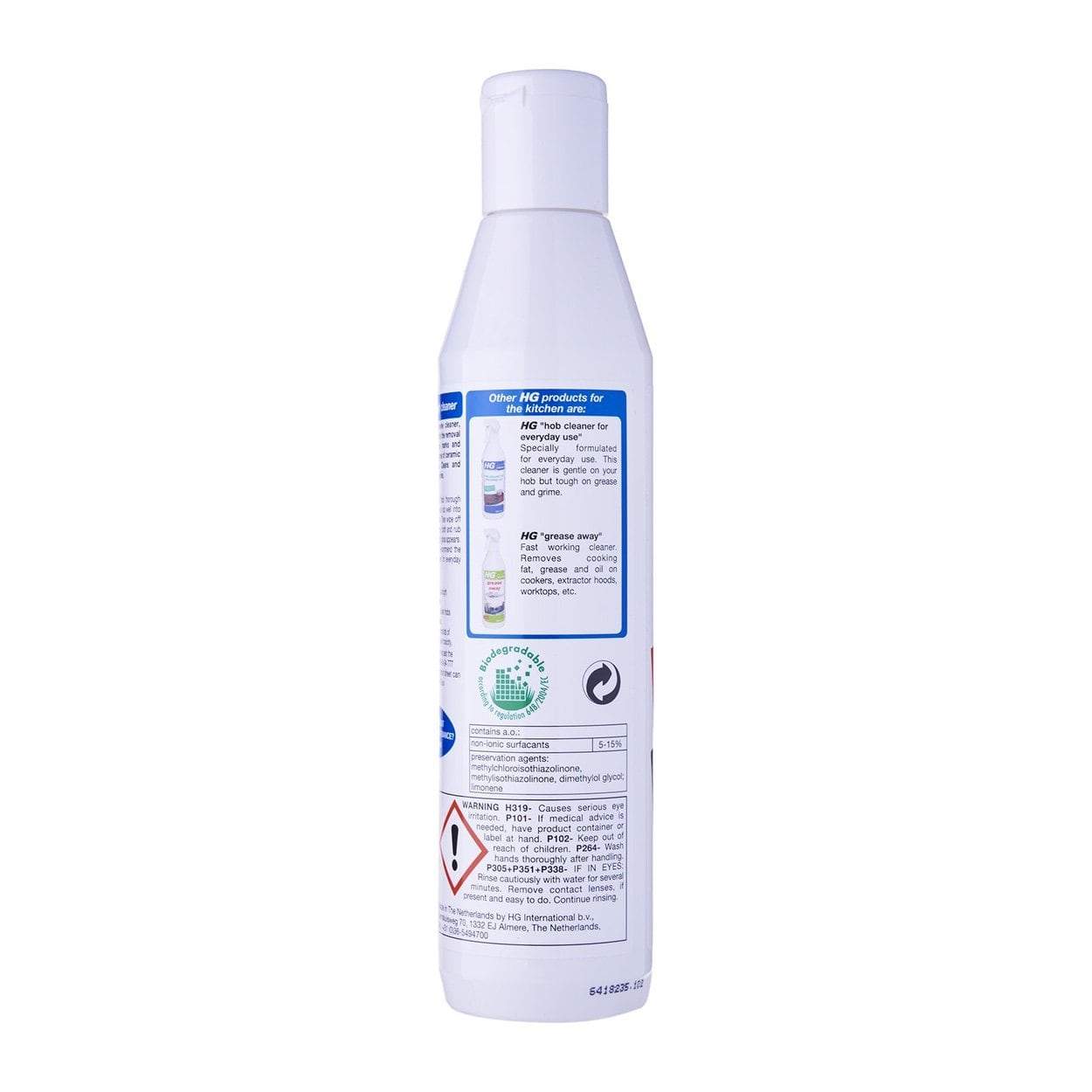 HG Ceramic Hob Through Cleaner 250ml