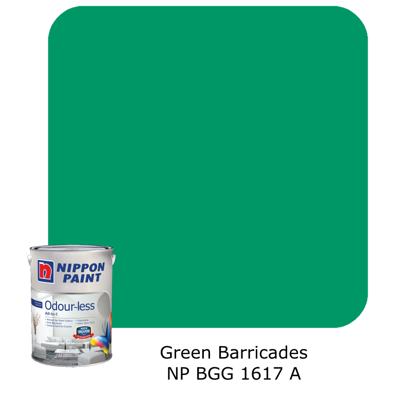 Nippon Paint Odour-Less All-in-1 (Green)