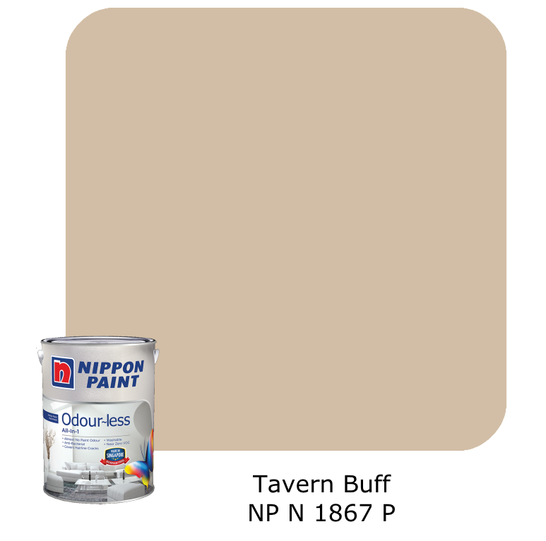 Nippon Paint Odour-Less All-in-1 (Brown A)