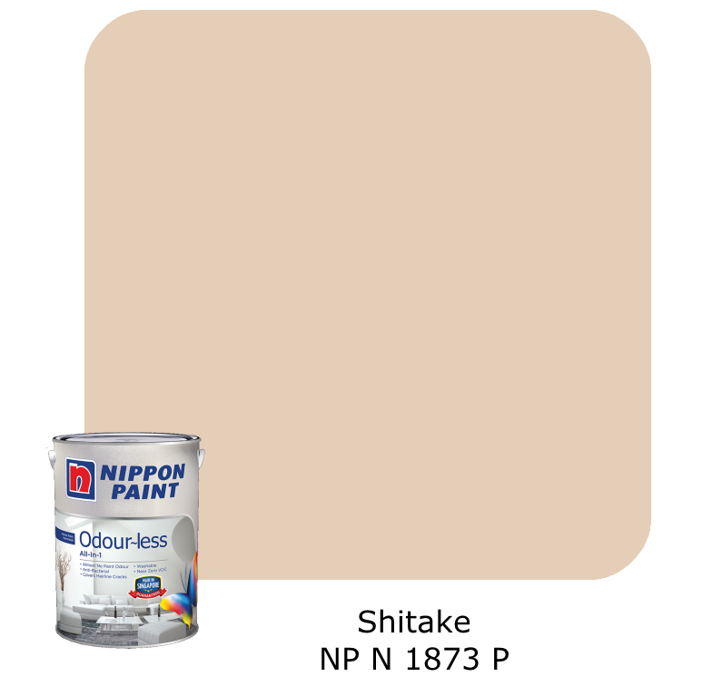 Nippon Paint Odour-Less All-in-1 (Brown A)