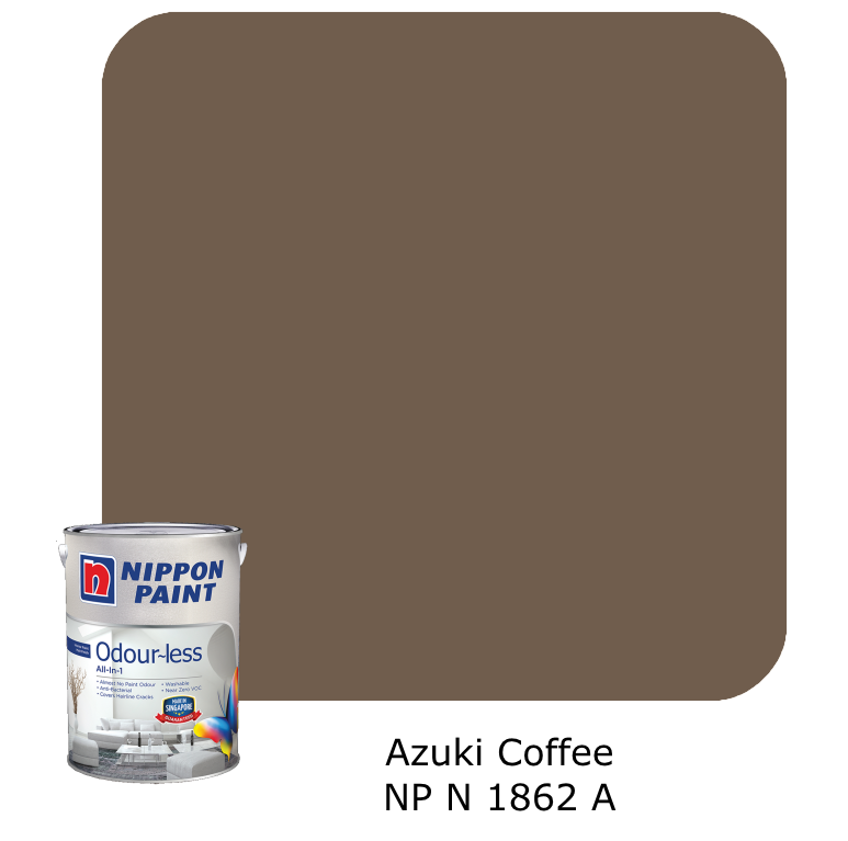 Nippon Paint Odour-Less All-in-1 (Brown A)