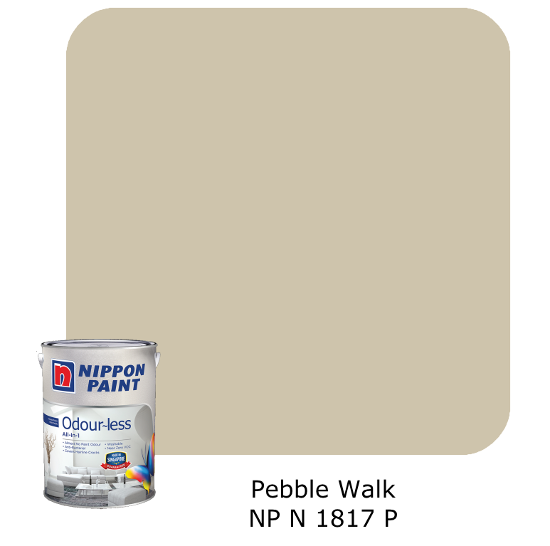 Nippon Paint Odour-Less All-in-1 (Brown B)