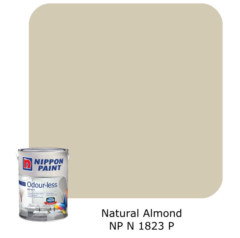 Nippon Paint Odour-Less All-in-1 (Brown B)