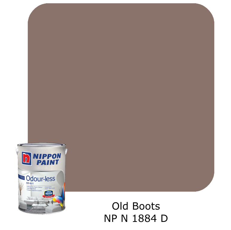 Nippon Paint Odour-Less All-in-1 (Brown B)