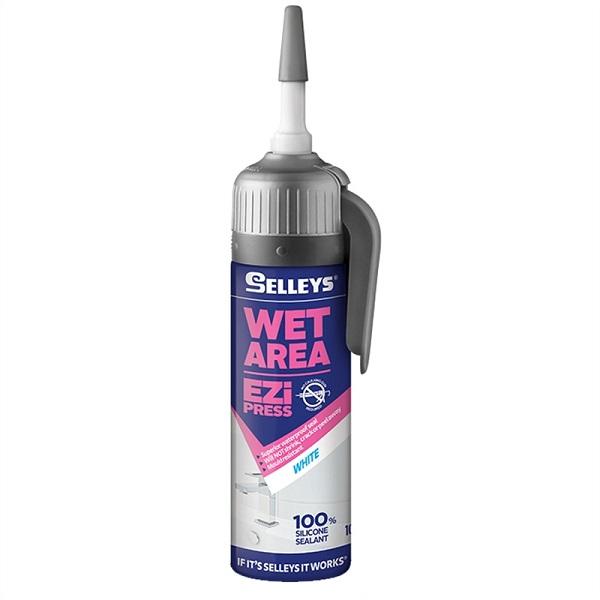 Photo of Selleys Ezi Press Wet Area White Silicone 100g