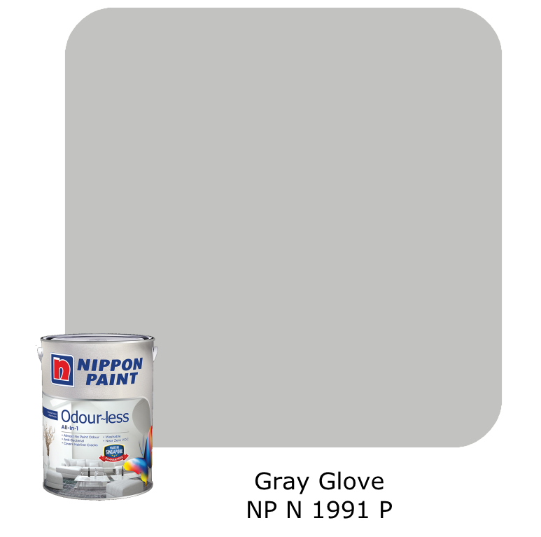 Nippon Paint Odour-Less All-in-1 (Gray)