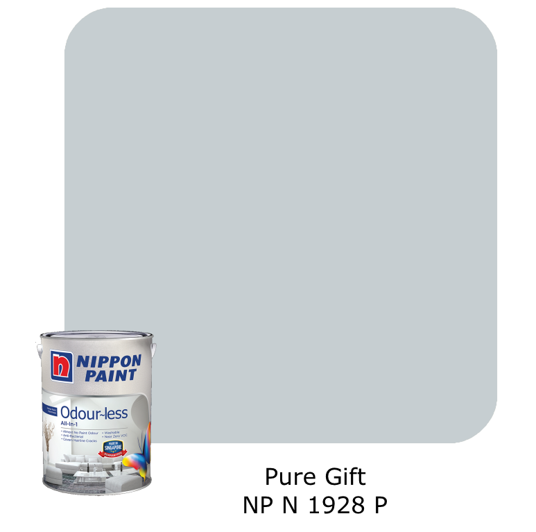 Nippon Paint Odour-Less All-in-1 (Gray)