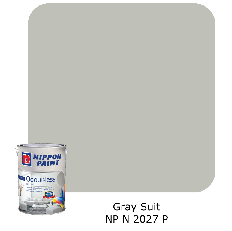 Nippon Paint Odour-Less All-in-1 (Gray)