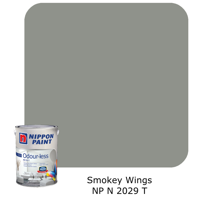 Nippon Paint Odour-Less All-in-1 (Gray)