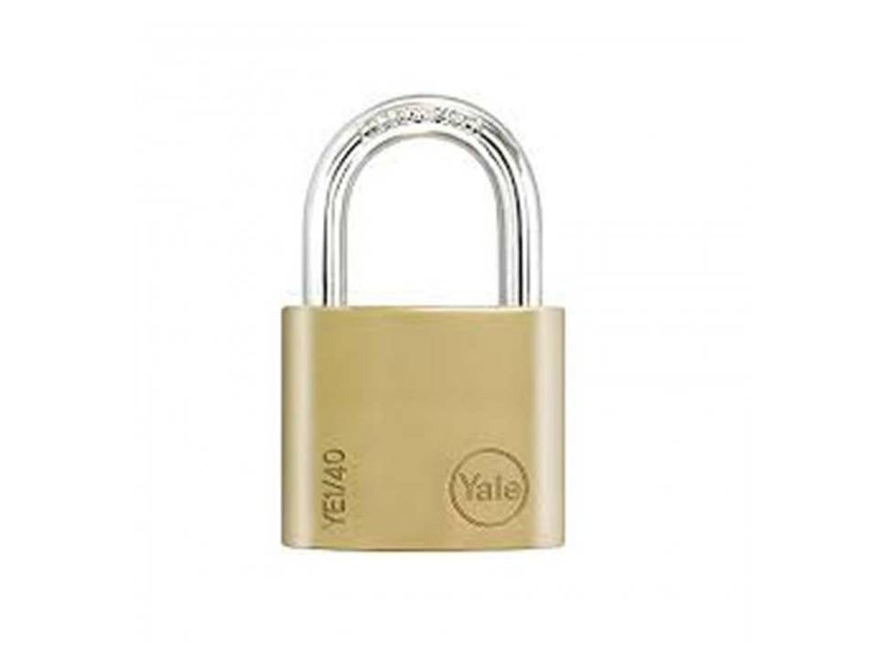 Yale Essential Brass Padlock