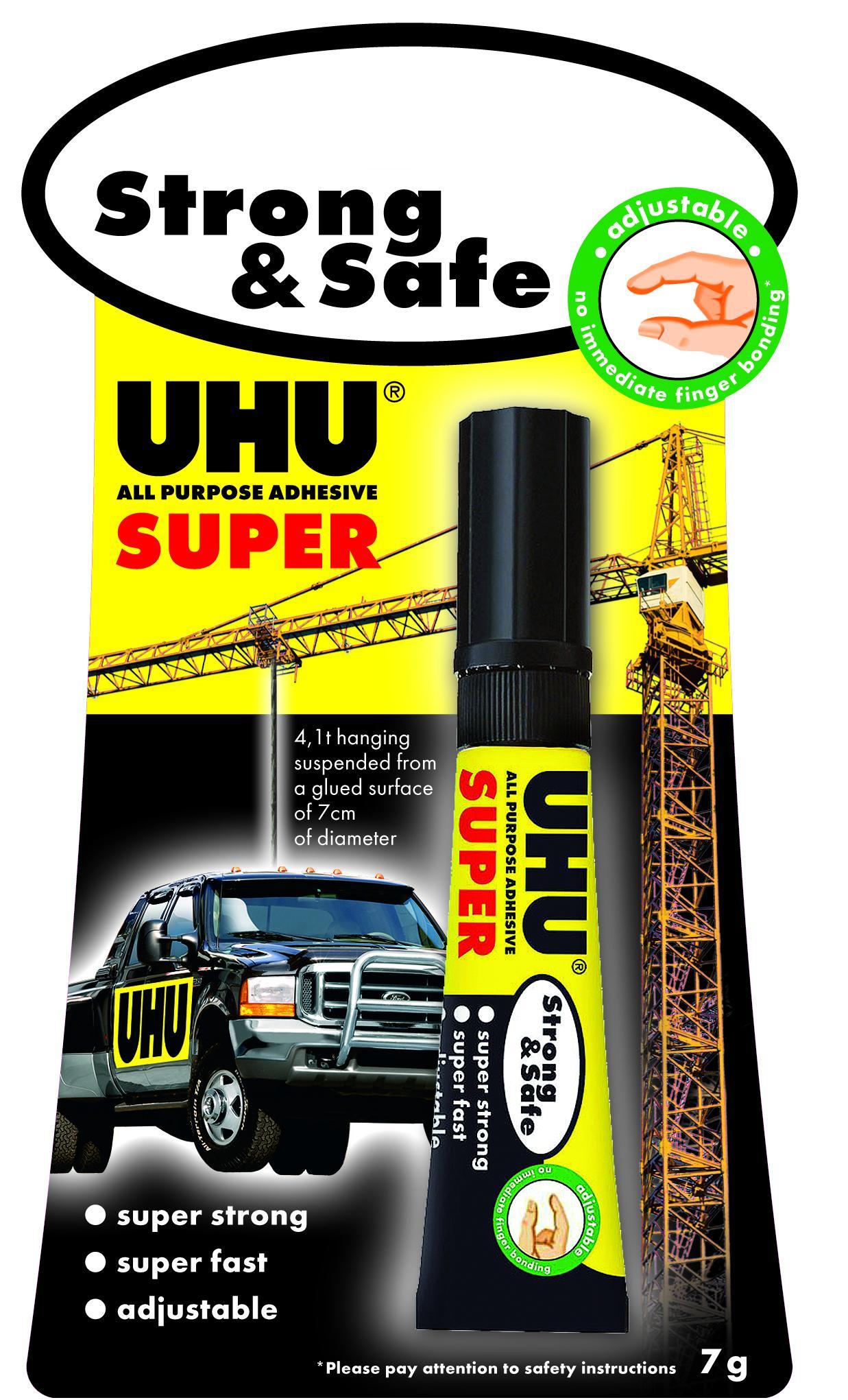 Photo of Uhu UH39710 All Purpose Super Strong And Safe, Tube 7G