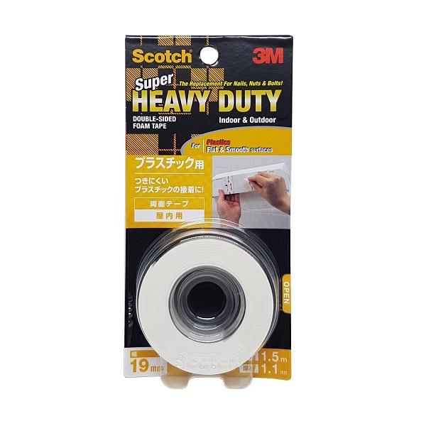 3M Scotch Super Heavy Duty Tape 19mm X 1.5m (Plastic)