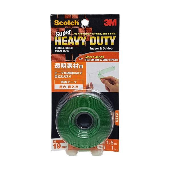 Photo of 3M Scotch Super Heavy Duty Tape 19mm X 1.5m (Clear)