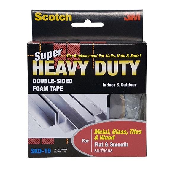 Photo of 3M Scotch Super Heavy Duty Tape 19mm X 4m (Flat & Smooth)
