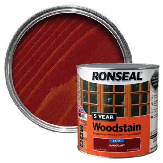 Photo of Ronseal 5Yr Woodstain Mahogany 750ml