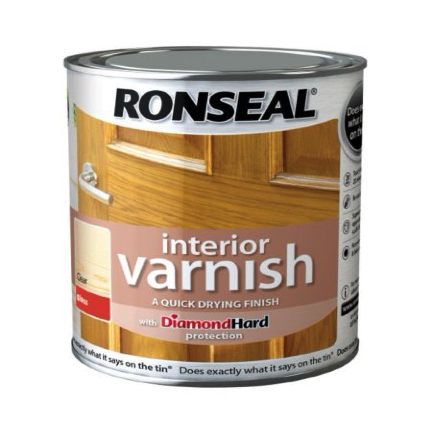 Photo of Ronseal Interior Varnish Clear Gloss 750ml