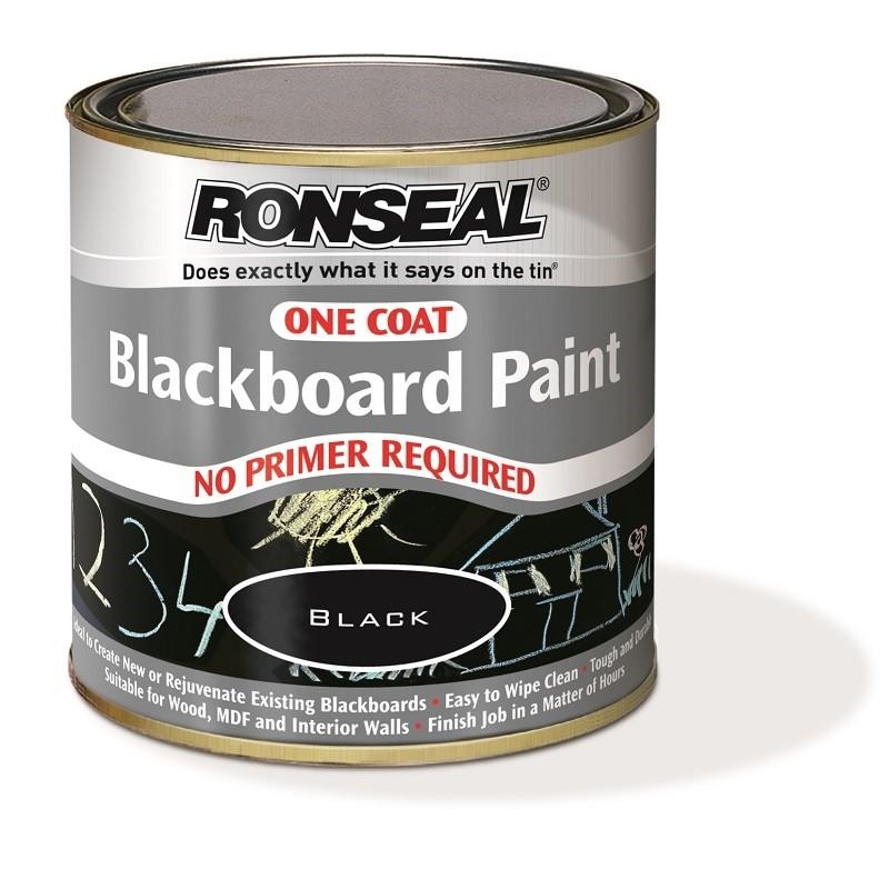 Ronseal Direct to Metal Paint Matt Black 250ml