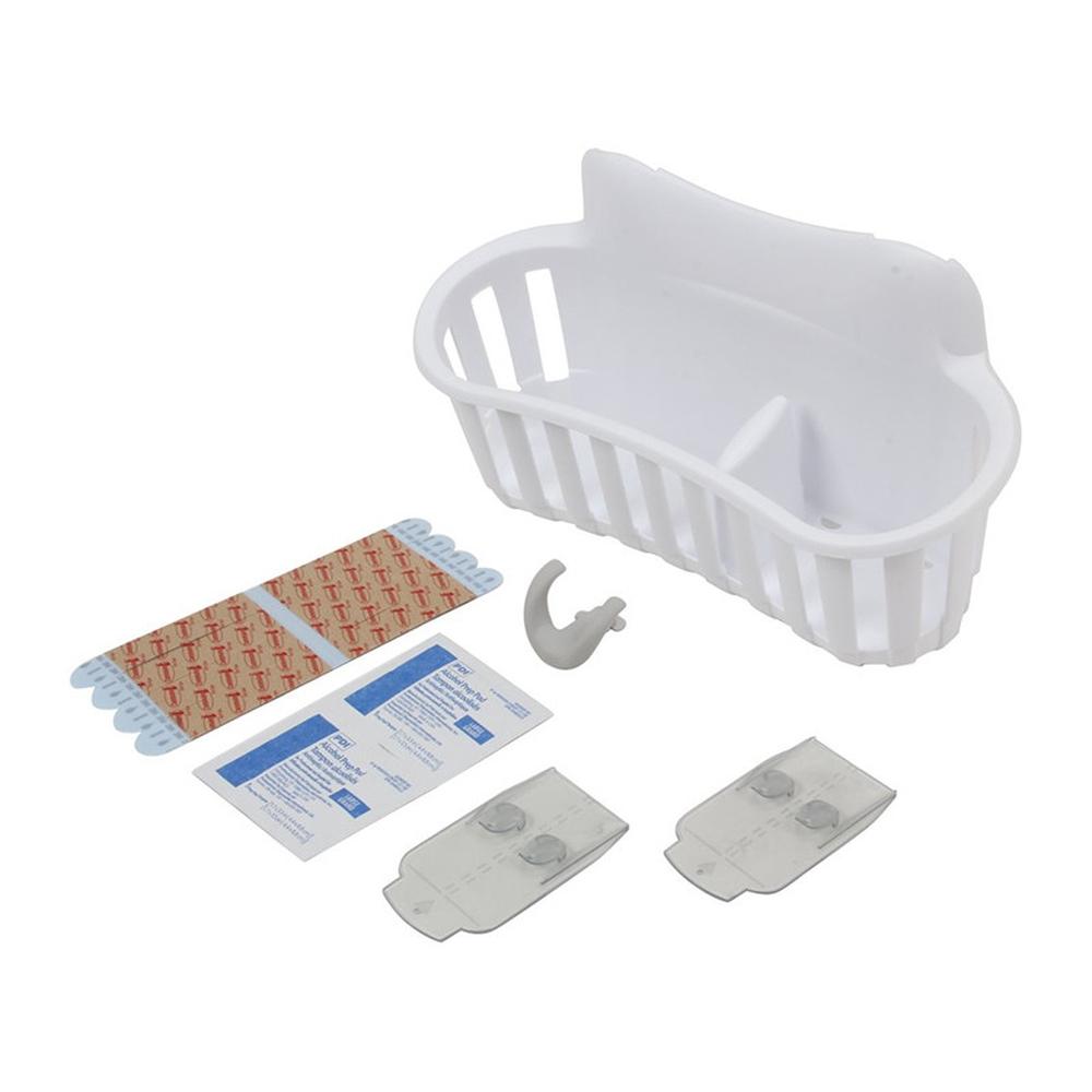 3M 17603B Large Shower Caddy with Water-Resistant Strips 
