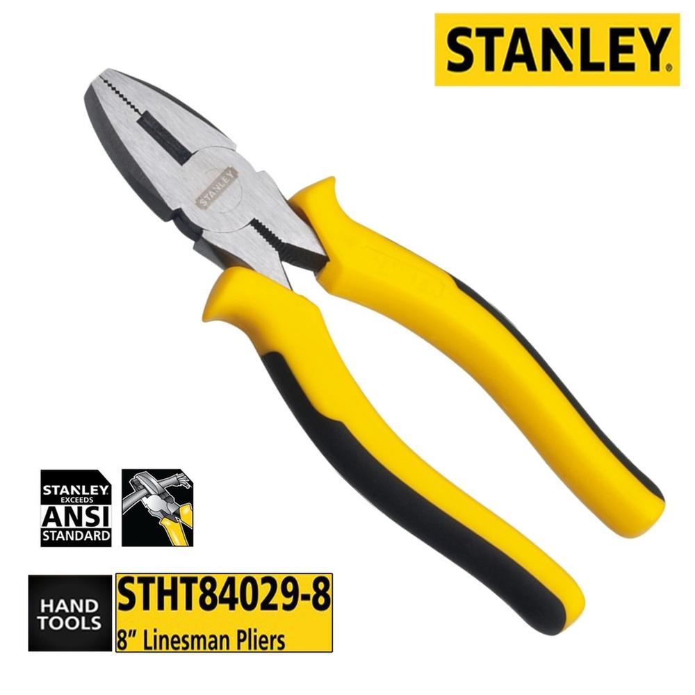 Stanley Dynagrip Linesman Pliers 6"