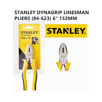 Stanley Dynagrip Linesman Pliers 6"