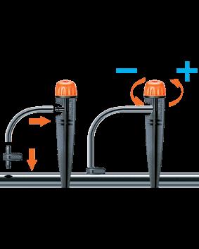 Claber 91227 0-40 L/H Stake Mounted Dripper