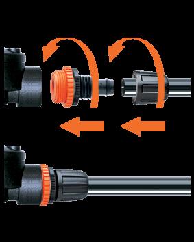 Claber 91015 Threaded Connector 3/4"-1"