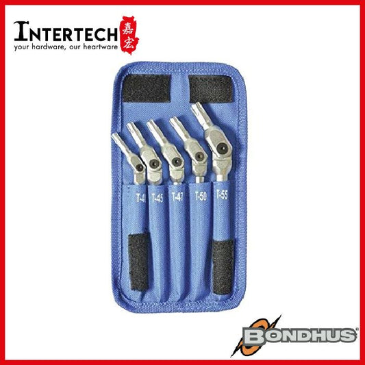 Bondhus "Hexpro" Swivel Hex Key Set 00053, 00047, 00048