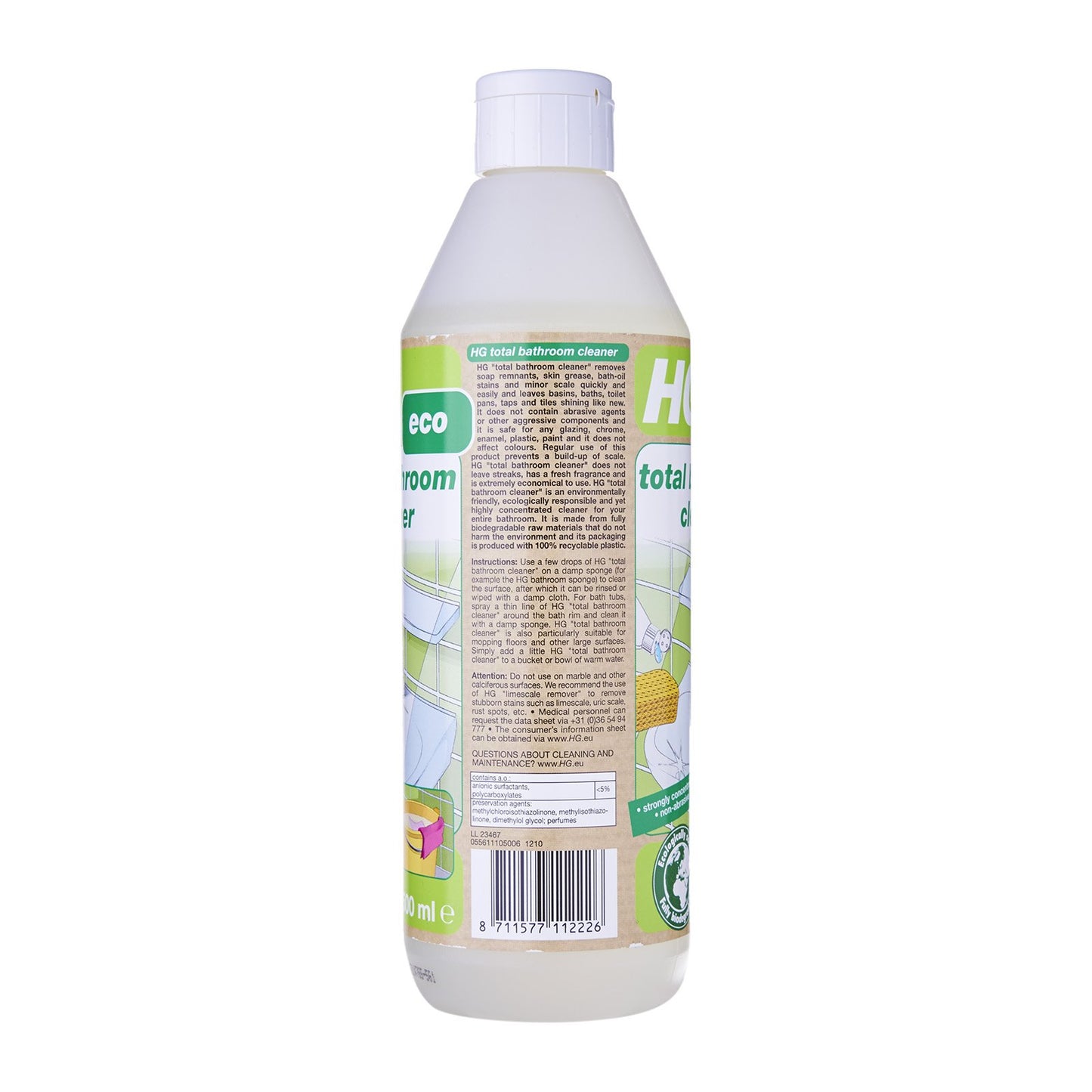 HG Eco Bathroom Total Cleaner 500ml