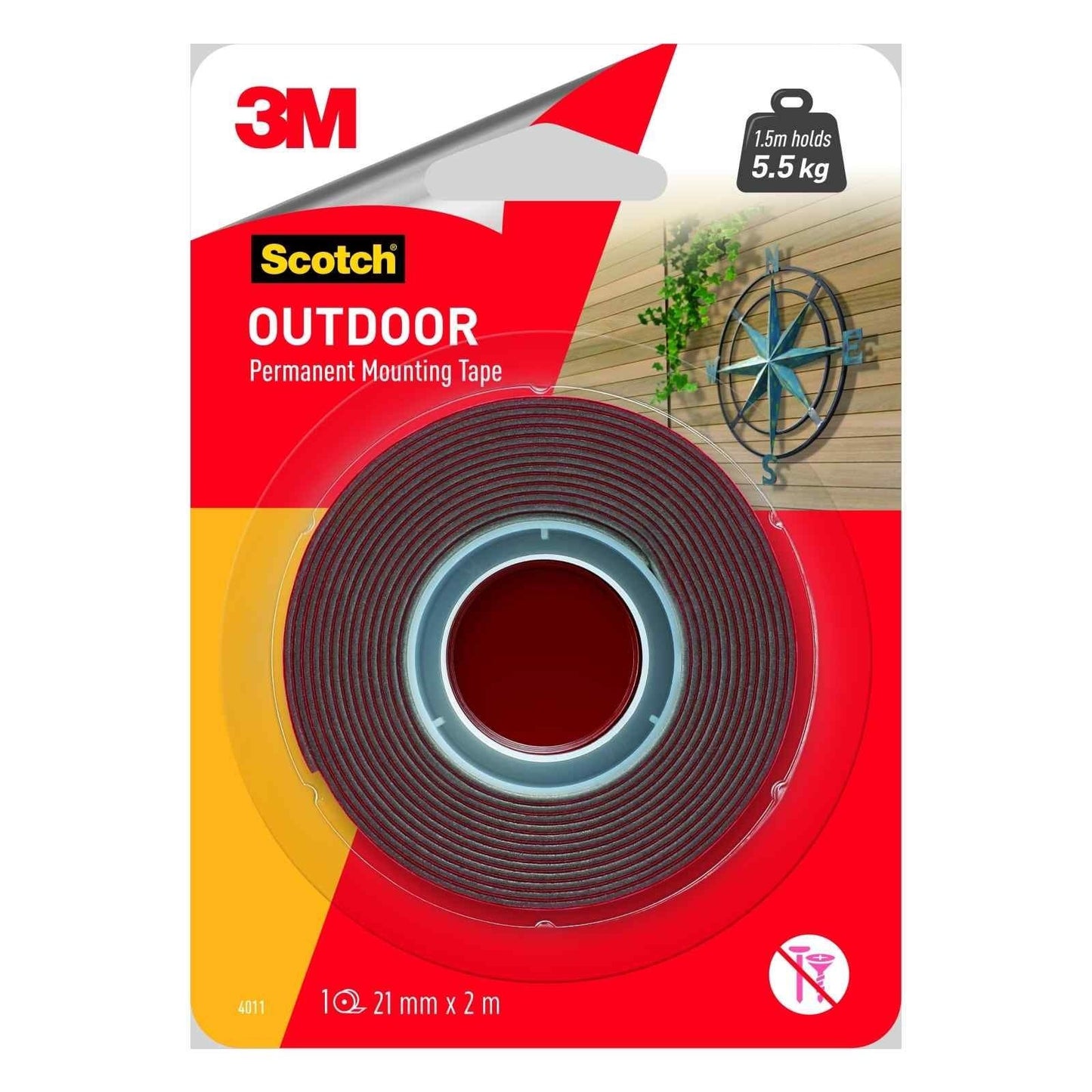 3M SCOTCH Mounting Tape 21mm X 4m