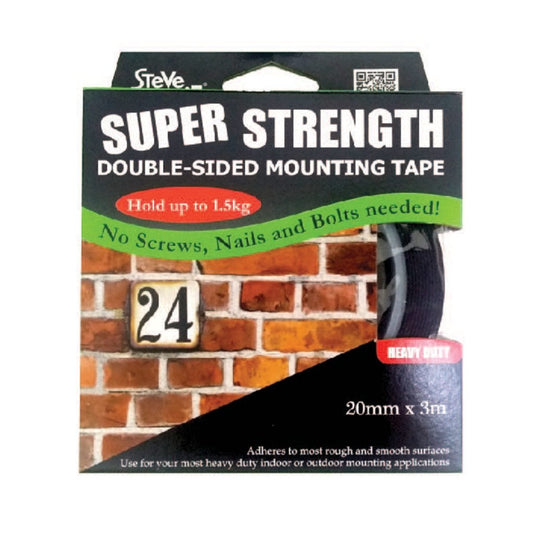 S&L Heavy Duty Mounting Tape 20mm*3m