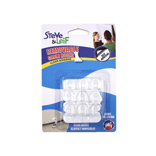 S&L Clear Wire Clip W Removable Tape