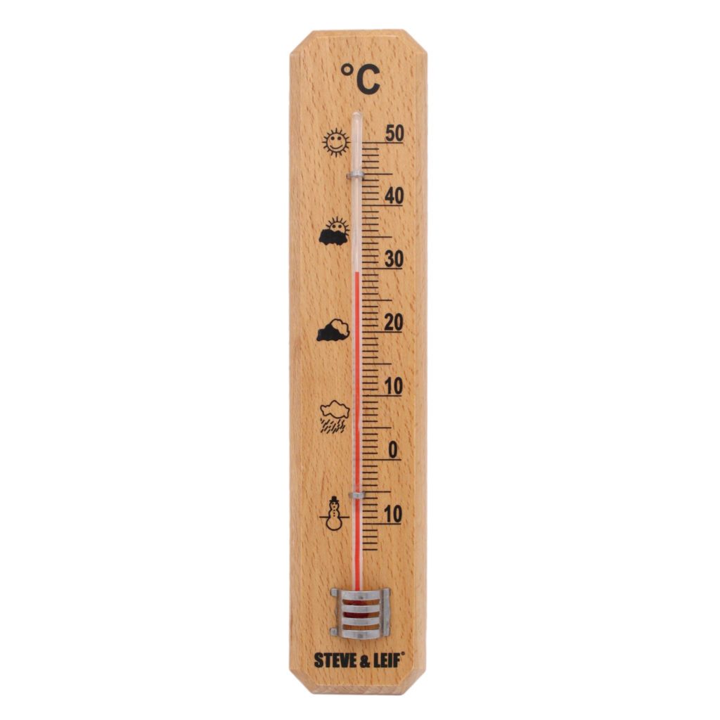 Featured Product Photo for S&L Indoor/Outdoor Wooden Thermometer