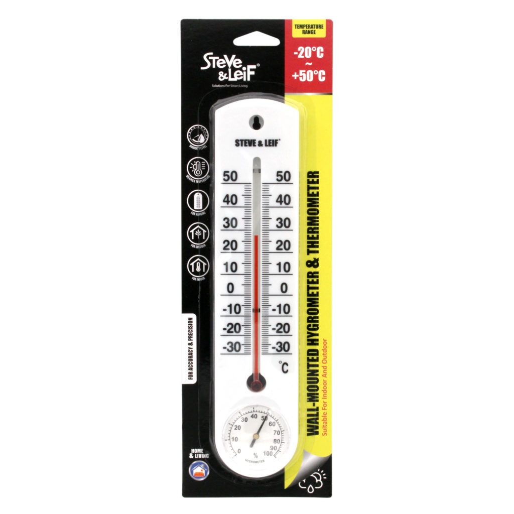 S&L Indoor/Outdoor Thermometer & Hygrometer