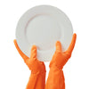 S&amp;L SL-5702 Orange Nitrile Glove Size M