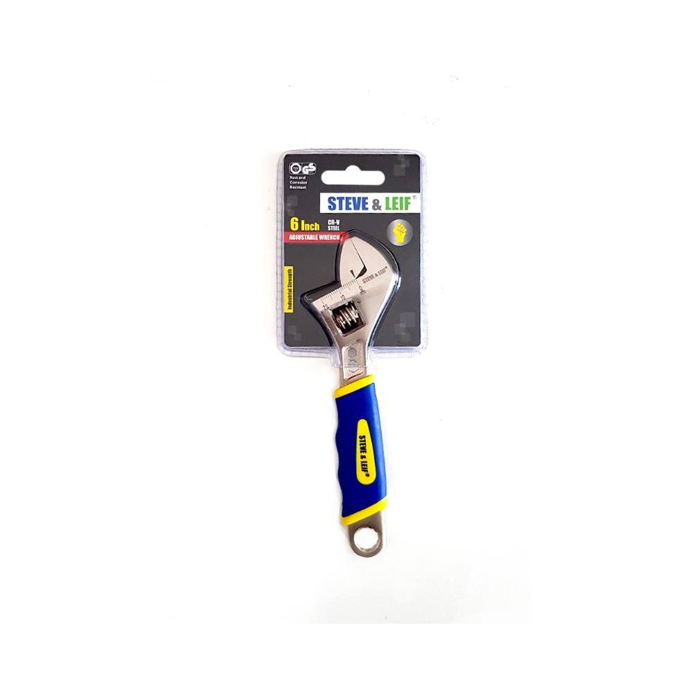 Featured Product Photo for S&L SL-6421 Adjustable Wrench With Grip C-Type 6"