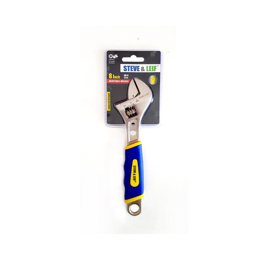 Featured Product Photo for S&L SL-6422 Adjuastable Wrench With Grip C-Type 8"