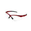 S&amp;L Safety Spectacles Red Frame And Clear Lens