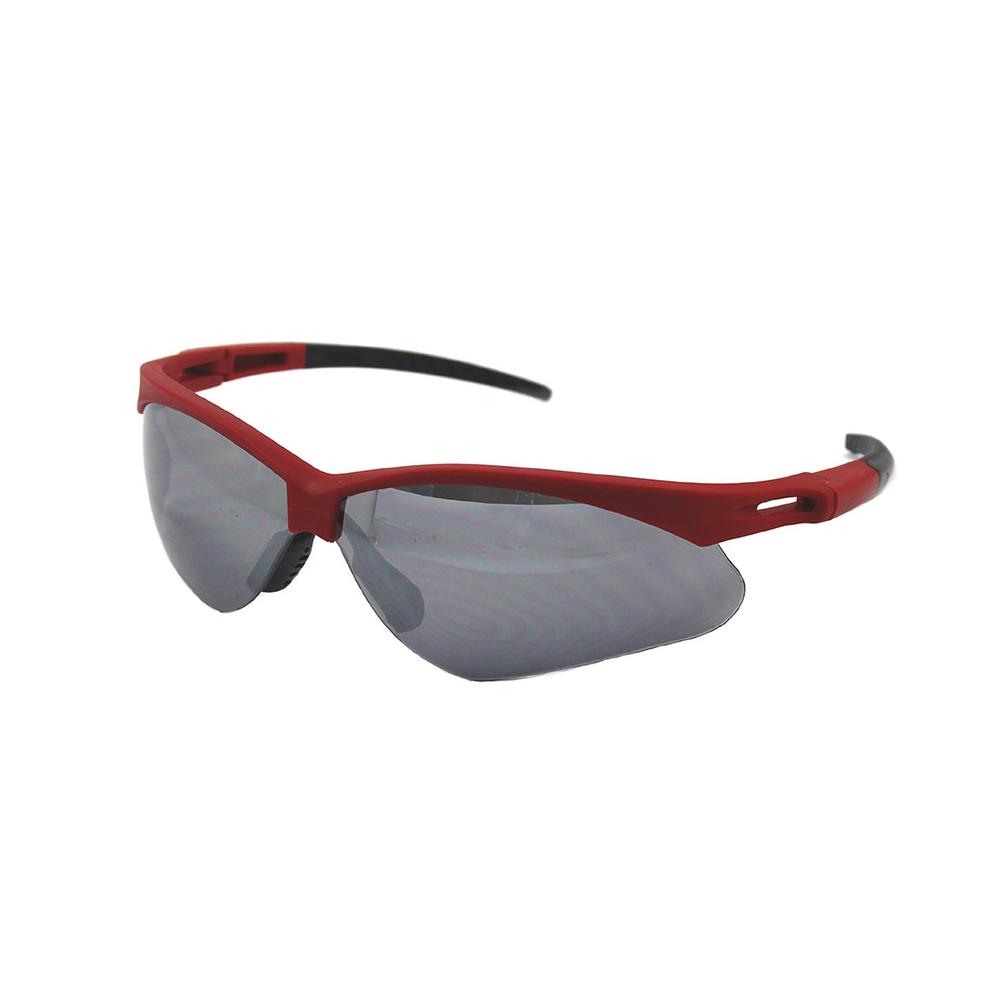 S&L Safety Spectacles Red Frame And Silver Lens