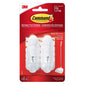 Photo of 3M Command White Medium Wire Hooks 2 Hooks 4 Strips