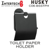 Husky Black Stainless Steel Toilet Paper Holder C06-BSSTPH