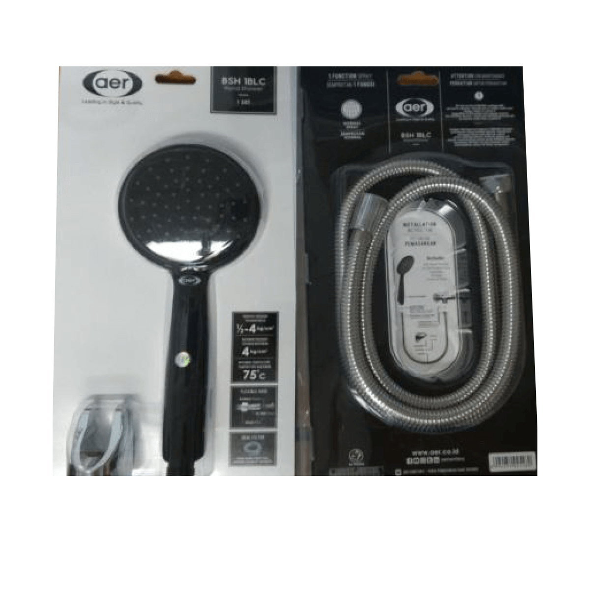 AER Shower Head Set (BSH 1BLC)