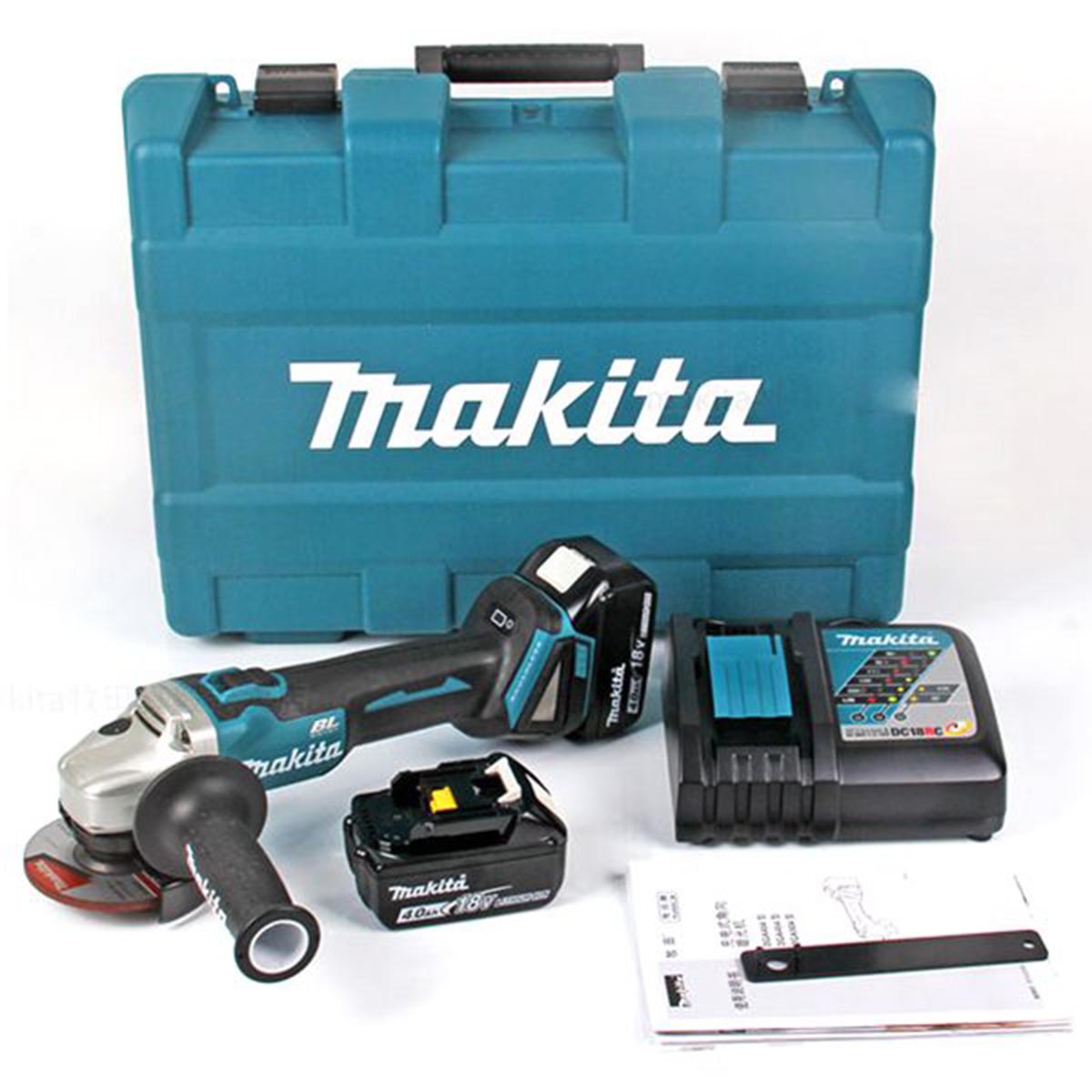 Makita DC Angle Grinder 18V BL 100mm (DGA406RFE)