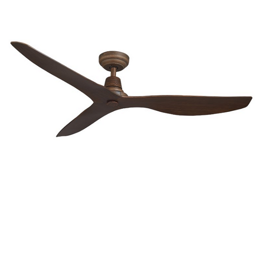 Fanco Delgala Ceiling Fan Wood/White/Matte Black 45" 52"