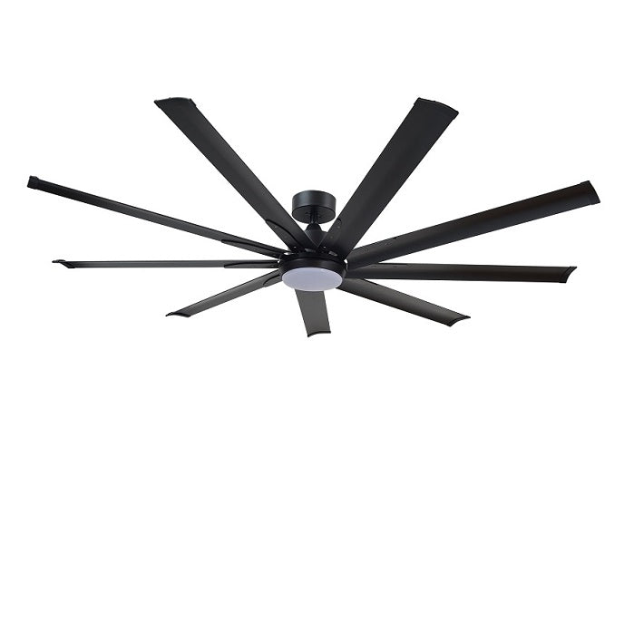 Fanco E-Lite Ceiling Fan Matte Black/Silver/Oil Rubbed Bronze 48" 52" 60" 72"