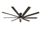 Fanco E-Lite Ceiling Fan Matte Black/Silver/Oil Rubbed Bronze 48" 52" 60" 72"