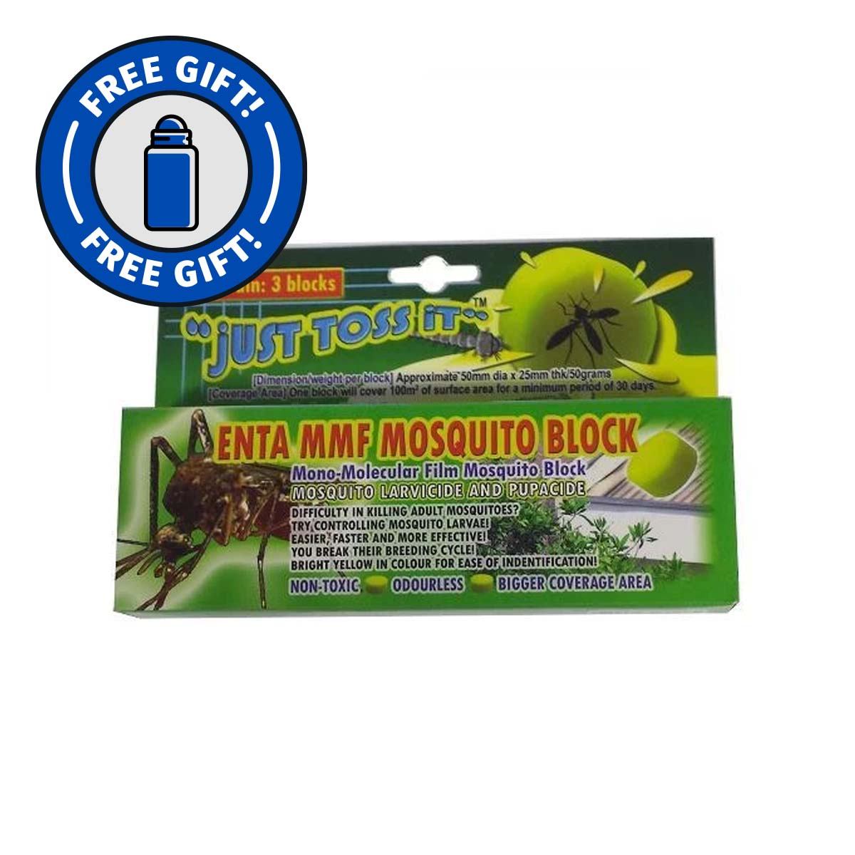 Enta Mosquito Oil Block Cl117 (Box Of 3)