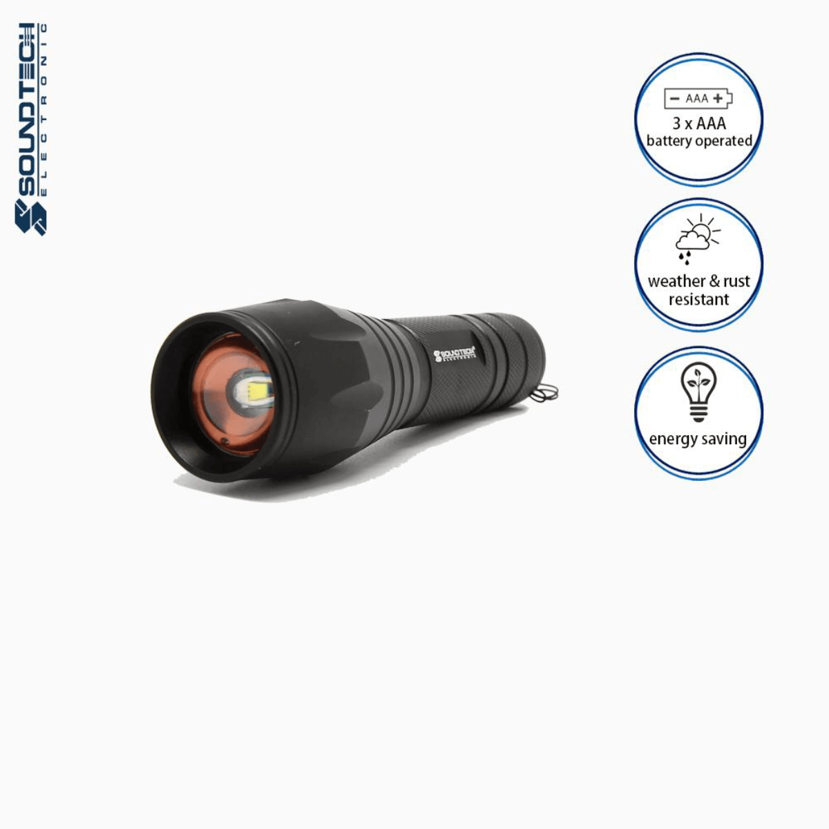 Soundteoh 10W Tactical Torch Light FL-600