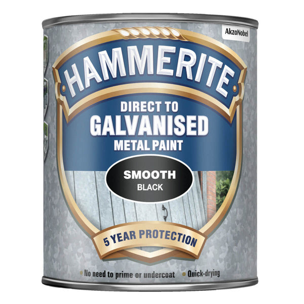 Hammerite Direct to Galvanised Metal Paint (All Popular Colours